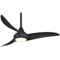 Minka-Aire F845-CL Light Wave 44" Ceiling Fan with LED Light and Remote Control in Coal Finish