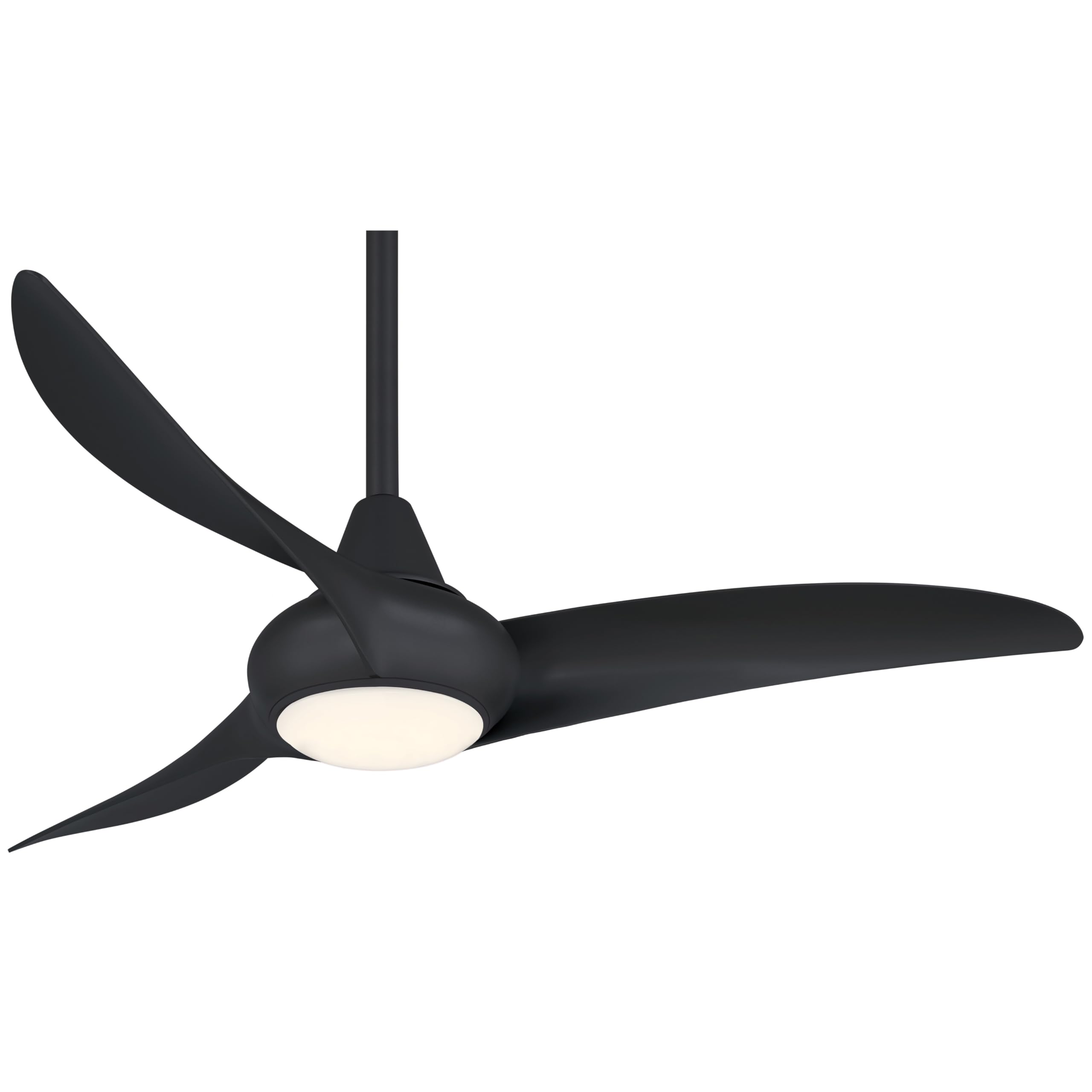 Minka-Aire F845-CL Light Wave 44" Ceiling Fan with LED Light and Remote Control in Coal Finish