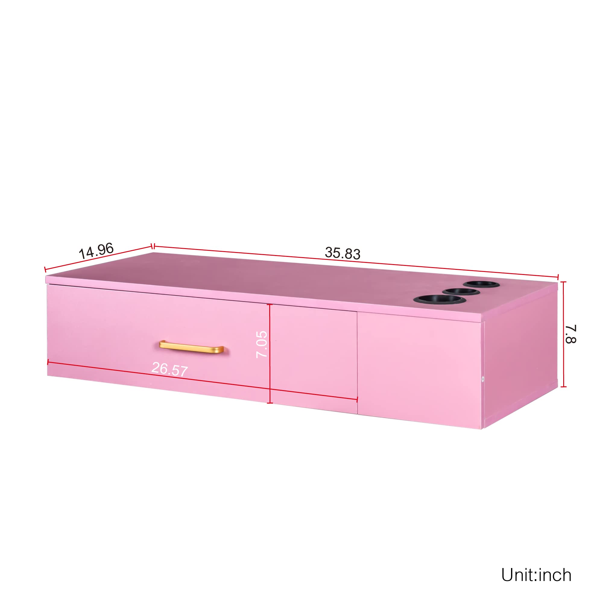 Wall Mount Salon Stations for Hair Stylist,Barber Hair Stations for Salon Beauty Spa Equipments