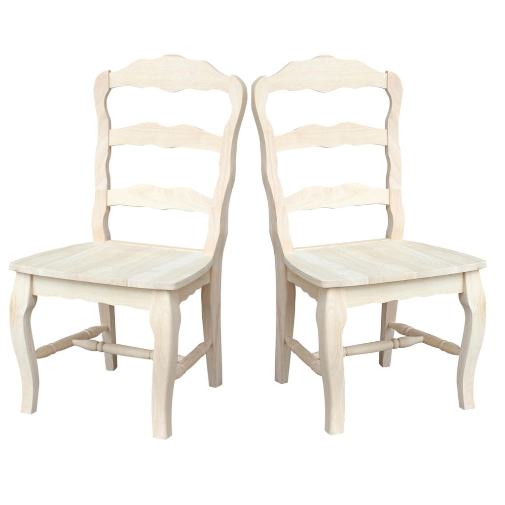 IC INTERNATIONAL CONCEPTS Set of Two Versailles Side Chairs