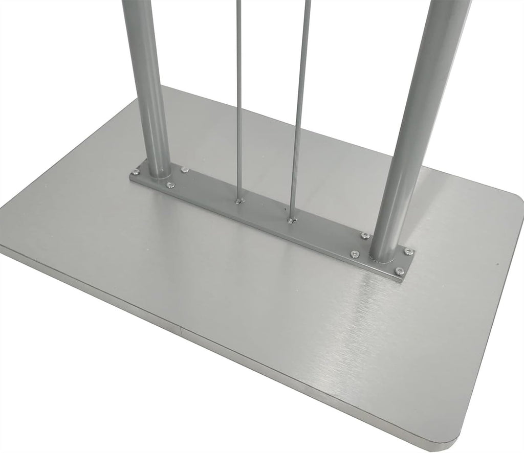 BTZHY Lectern Podium Stand, Acrylic Iron Podium School Church Stage Host Table Hotel Reception Desk Company Conference Table Commercial