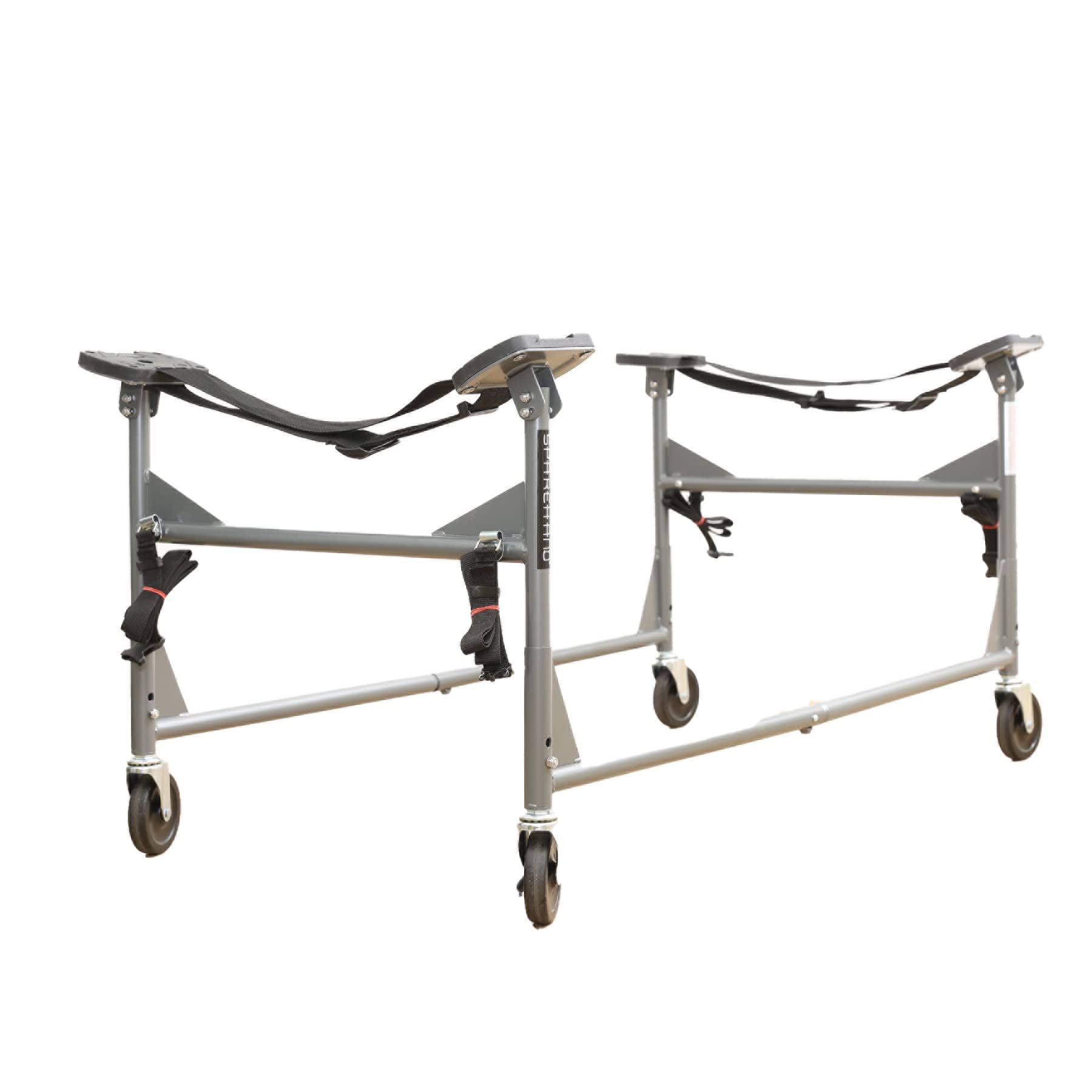 SPAREHAND Tall Rigging Station BR Rack - Heavy Duty Kayak Holder with Caster Wheels - Portable Storage Rack for Fishing Kayaks, SUPs, Hybrid Boards, & Paddleboards - Ideal for Garage & Indoor/Outdoor