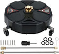 TRELVEX 13 Inch Surface Cleaner Pressure Washer Attachment with Wheels, with 2 Power Washer ExWands and 2 Replacement Nozzles, 3600 PSI