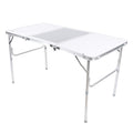 Eminchu Folding Table with Sprayed Fireproof Board Foldable Design Easy to Carry Camping Furniture Supplies High Strength Aluminum Alloy Material for Outdooor Picnic Camping Travel