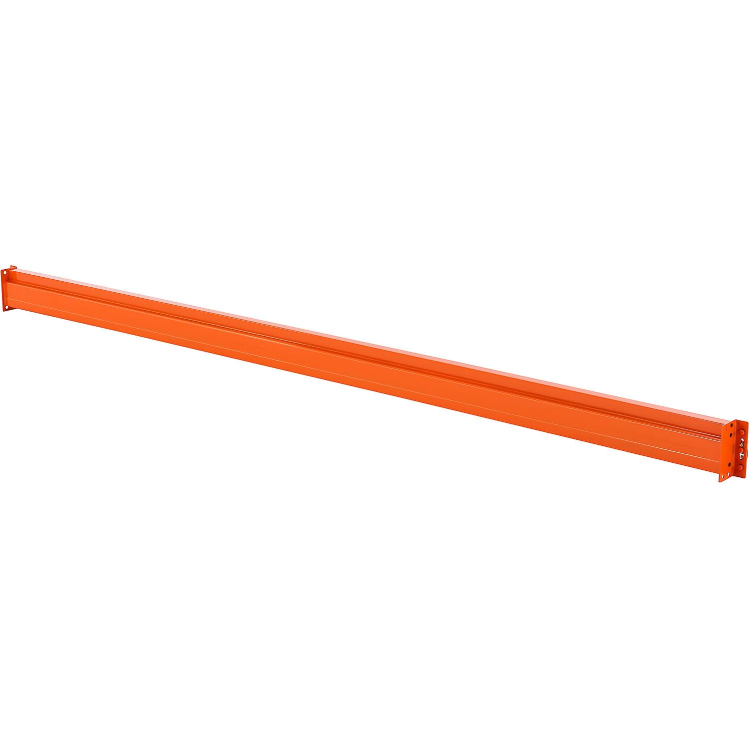 Global Industrial Unslotted Pallet Rack Beam, 120" L x 5-1/2"H, 5630 lbs Capacity, Set of 2