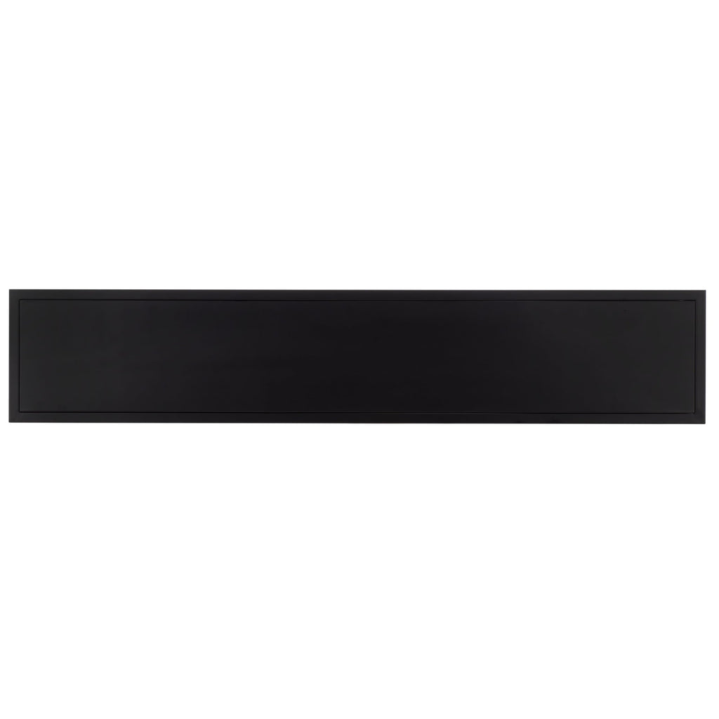 SAFAVIEH Couture Collection - Hodge Black Metal Console Table with 3 Shelves, Modern Minimalist Storage & Display (SFV9559A)