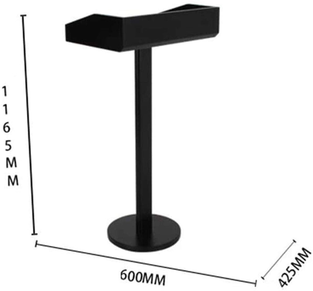 CAMBOS Lectern Podium Stand, Lectern Podium Stand,Hotel Restaurant Entrance Podium Welcome Table Speaking Stage Master of Ceremonies Ideal for Sermons and Presentations Black