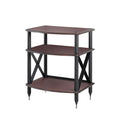 Pangea Audio Vulcan TT Turntable Stand with Vinyl Record Storage (Espresso)