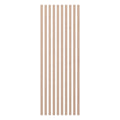 Ekena Millwork Heritage Premier Traditional Stain Grade Solid Hardwood Adjustable Slat Wall Kit w/ 2"W x 94 1/2"H Slats, Maple (Contains 10 Slats)