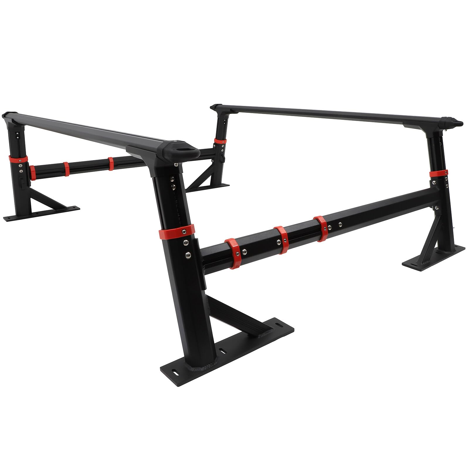 SCITOO Bed Rack Tacoma Cargo Carrier Cargo Rack System Compatible for Universal Pickup Truck Overland Rack Truck Bed Rack Cargo Carrier