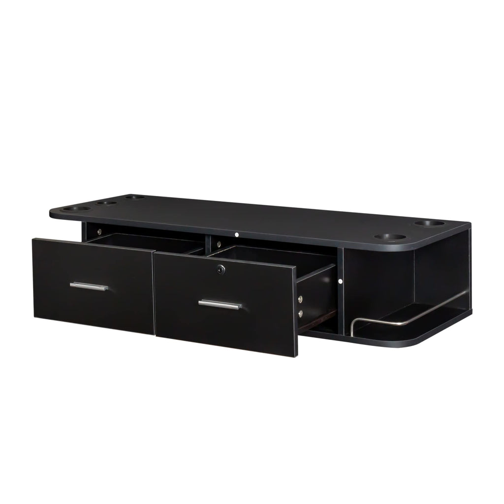 Beauty Locking Wall Mount Styling Station Barber Beauty Spa Salon Equipment