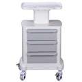 Professional-Grade 3-Drawer Utility Cart on Wheels - Trolley Cart w/ 3 Drawers & Utility Desk - Mobile Storage Cart, Cavitation Machine, Salon Supplies - Max 50kg/110lb Load…