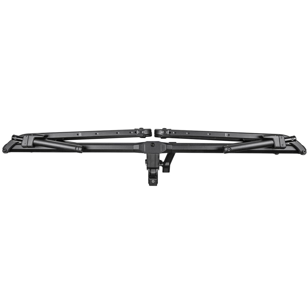 KUAT 2" Piston Pro Platform Rack - Secure Rugged Durable Portable Foldable Easy-to-Use No Frame Contact Dual Ratchet 2-Bike Hauling Platform with 5" Max Tire Width