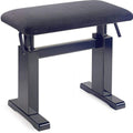 Stagg PBH 780 BKP VBK Hydraulic Piano Bench,Black Velvet Top/Black Highgloss