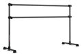 VITA Barre Portable Freestanding Double Ballet Barre, Prodigy, 6 Ft Bars, Dark Mystic Gray | Adjustable Height, USA Made, Home or Gym Exercise Equipment for Kids & Adults | Dance, Fitness, Pilates