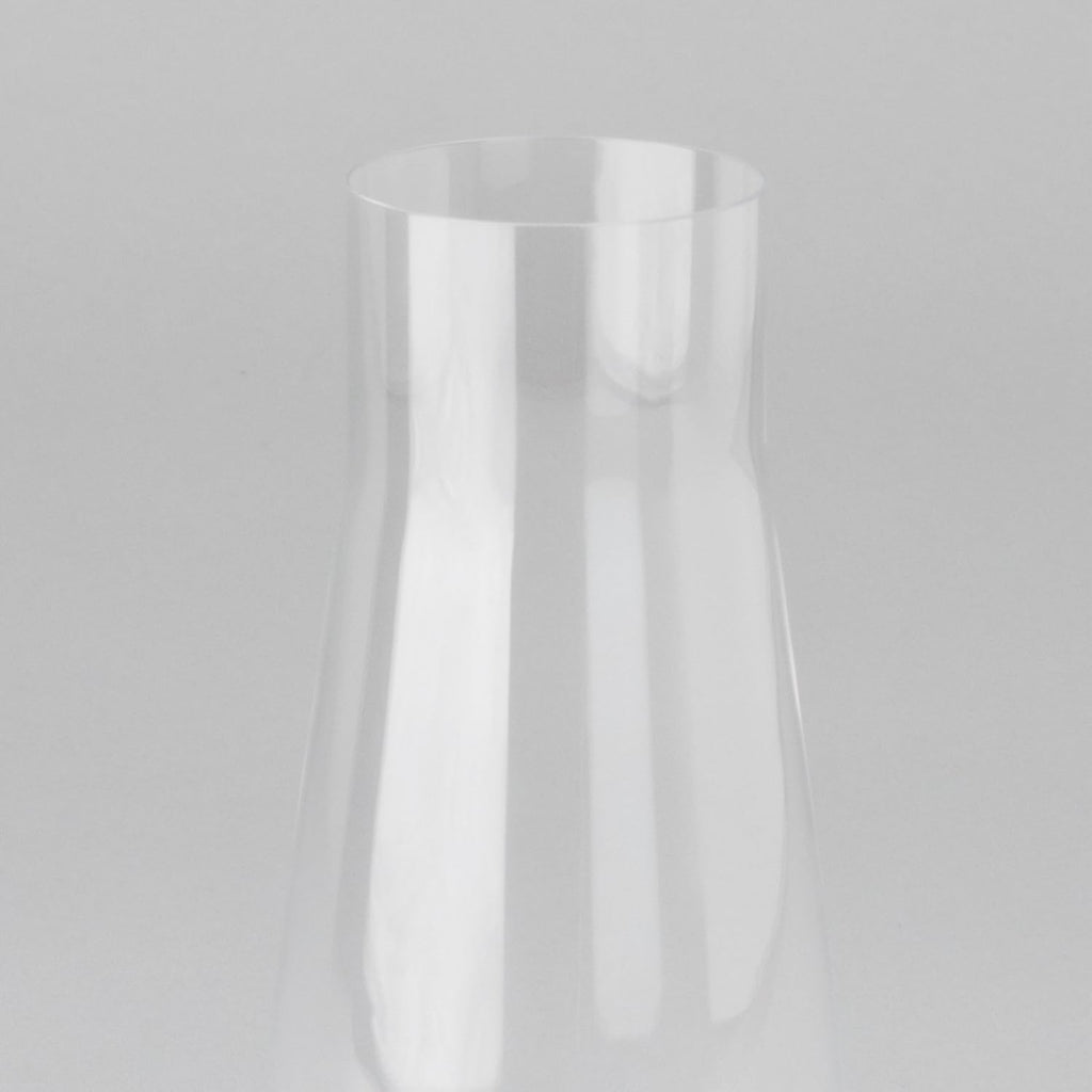 Fable Premium Wine Set - Includes 4 Crystal Wine Glasses and 1 Durable Glass Carafe - Dishwasher Safe Crystalware Bundle with Matching Carafe, Clear