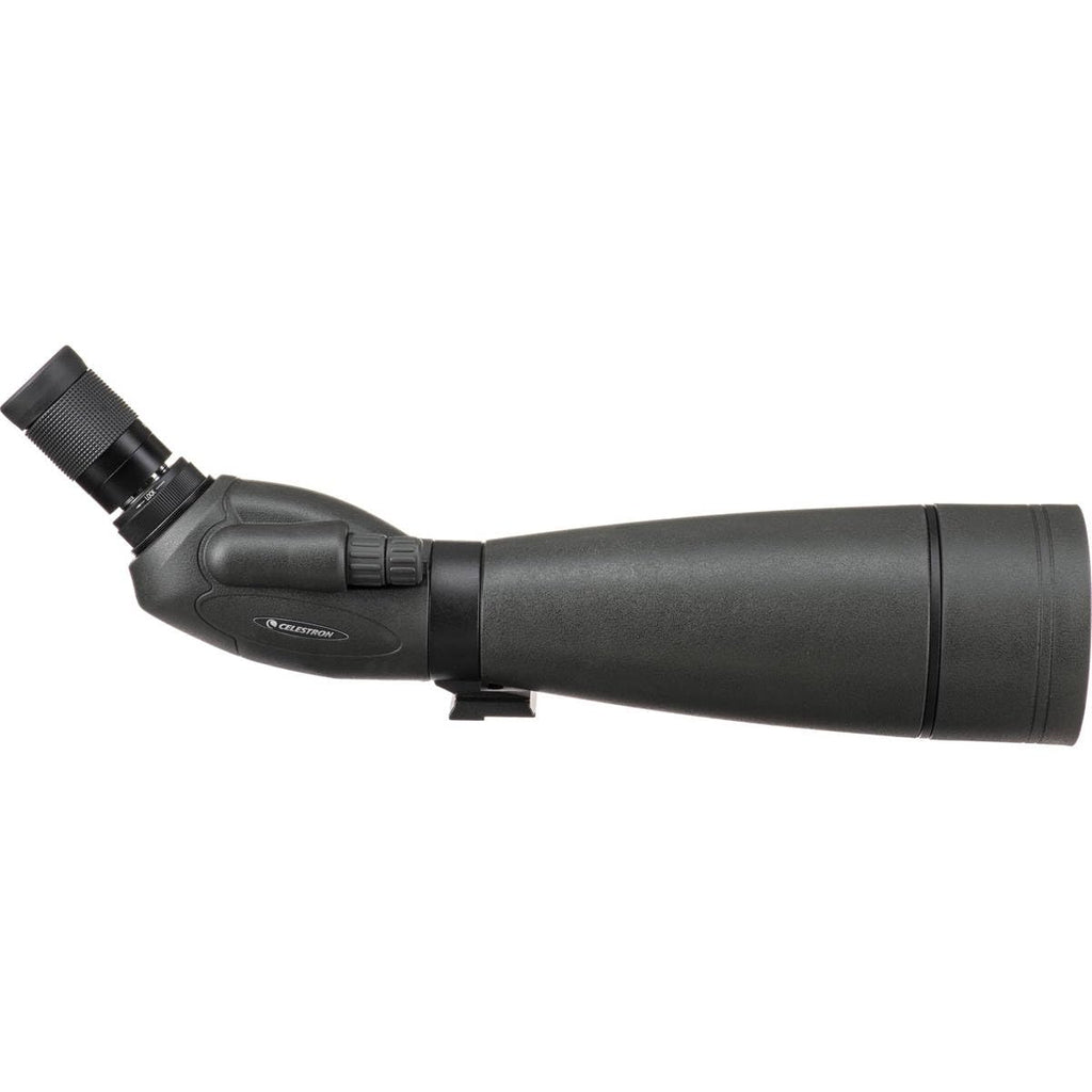 Celestron - TrailSeeker 100 Spotting Scope - 22-67x Zoom - Extra-Large 100mm Objective for Maximum Light Gathering - Fully Multi-Coated XLT Optics - Dual Focus - Long-Distance & Low-Light Viewing