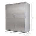 Heavy-Duty Commercial Storage Cabinet (Granite Gray, 60" W x 24" D x 72" H)