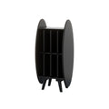 CFGH6FDF Records Modern Creativity Wooden Vinyl Record Storage Cabinet for Living Room Bedroom Lounge Album Book(Black)