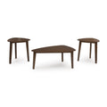 Signature Design by Ashley Lyncott Mid-Century Modern Table, Set of 3, Medium Brown