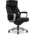 La-Z-Boy Arcadian Ergonomic Executive Chair, Bonded Leather, Black, 29.5D x 28W x 43.25-46.25H inches, 275 lbs Weight Capacity