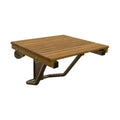 Plantation Teak ADA Wall Mounted Folding Shower Bench/Seat | 34" x 16" | Handcrafted in The USA