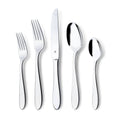 Danialli Modern Silverware Set, 18/10 Stainless Steel Flatware, Mirror Finish, Dishwasher Safe, Elegant Cutlery for Home and Dining, Built to Last (60-Piece, Razzoli)
