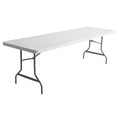 Alera 96 by 30 by 29-Inch Resin Rectangular Folding Table, 500-Pound Capacity, Platinum