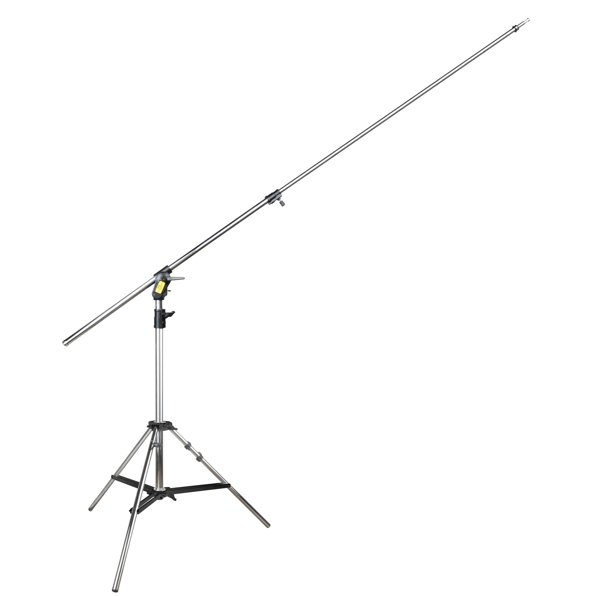 Kupo Steel Baby Boom Stand, Heavy Duty Convertible Stand and Boom Arm, Stand Load 26.4lbs, Boom Load 11lbs, Boom Range 43.7"–75.2", Black (KS142412)