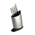 Global SAI 5 Piece Knife Block Set - Lightweight Japanese Stainless Steel, Razor Sharp Edge, Hand Hammered Blade, Thumb Rest, Made in Japan, SAI-5001