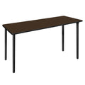 Regency Kee 60 x 24 in. Folding Training Seminar Table- Neo Walnut Top, Black Legs