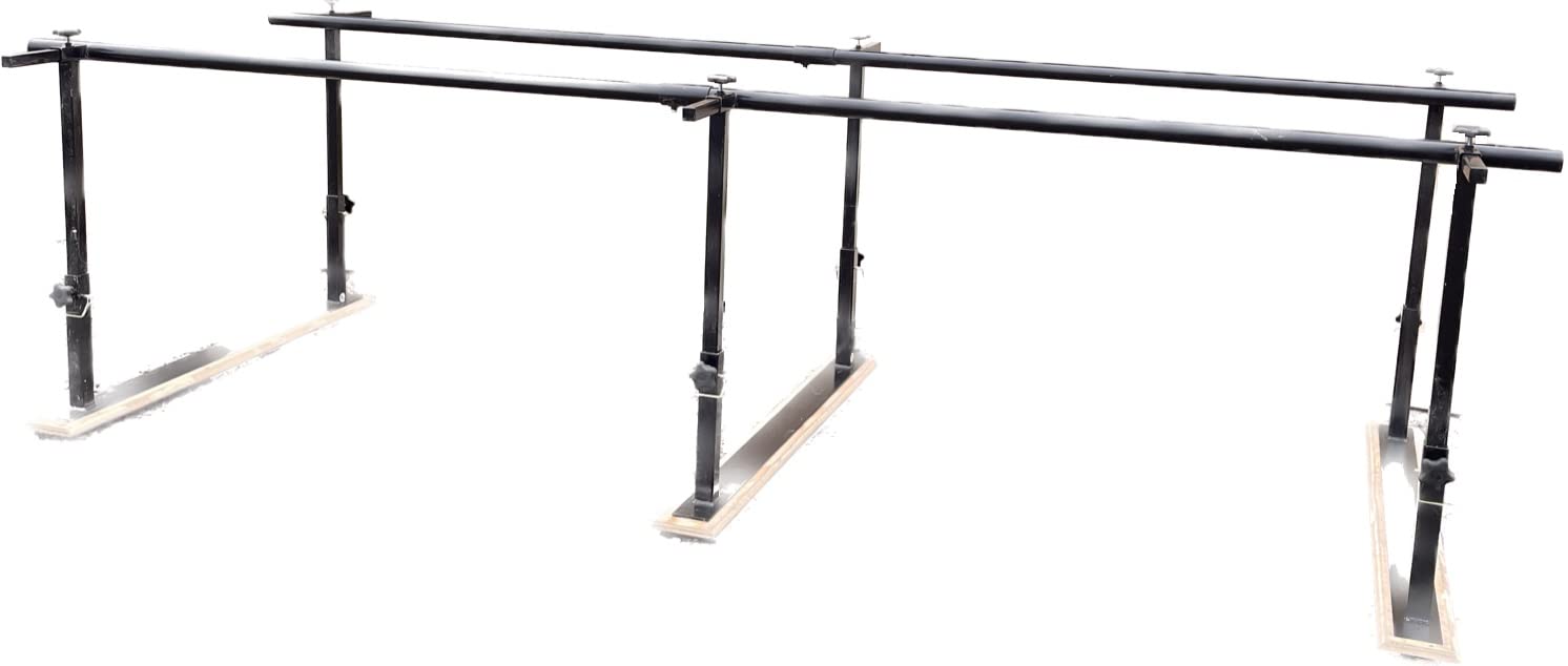 Progymnastic - Physical Therapy Parallel Bars - Adjustable Height and Width Model – (14) Heavy Duty -Made and Manufactured in The USA