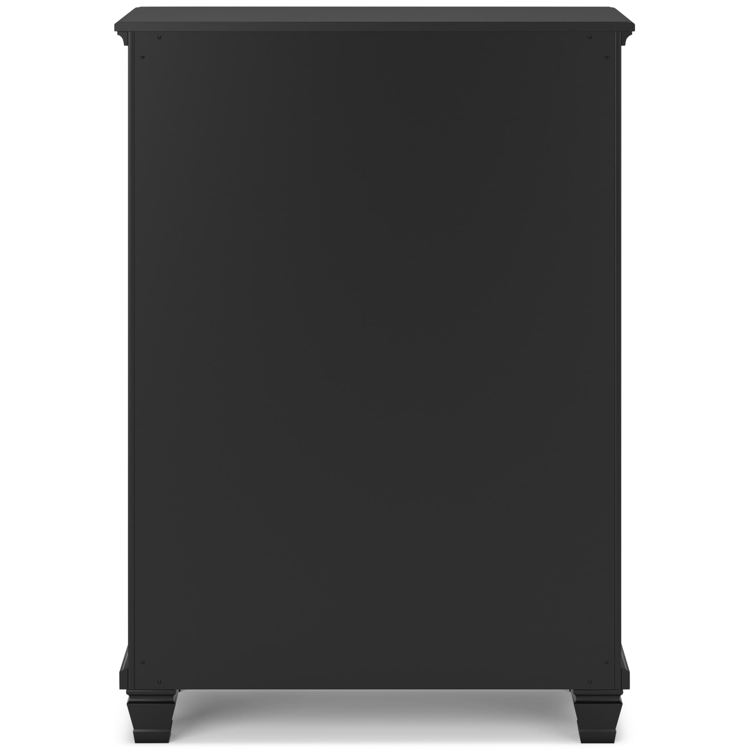 Signature Design by Ashley Lanolee Traditional 5 Drawer Chest for Bedroom, Black