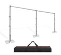 Jiang&Rong 10ft x 20ft Adjustable Backdrop Stand Kit - Heavy Duty Pipe and Drape Stand for Photo Studio, Booth, or Photography Backgrounds