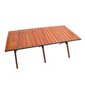 Portable Aluminum Folding Camping Table for Picnic Garden BBQ Large Size Lightweight and Durable Easy to Carry and Set Up