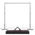 EMART Pipe and Drape Backdrop Stand Kit, 12ftx10ft Heavy Duty Adjustable Photo Background, Metal Frame with Flat Base for Wedding, Birthday Party, Banquet Decorations