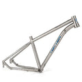 HIMALO Bike Frame 27.5/29er Mountain Bike Frame 15.5''/17''/19'' Lightweight Titanium Alloy Rigid Frame Disc Brake Thru Axle 12x142mm XC AM(29 * 17'')
