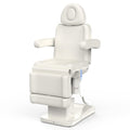Dolonm 4 Motor Electric Chair/Bed, Aluminum Hydraulic System for Medical Treatment Exam, Facial, Spa, Eyelash, Tattoo, Podiatry Treatment Beauty Massage, Hand Remote Controlled Adjustable - White