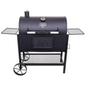 Oklahoma Joe's Judge Charcoal Grill and Smoker with 540 sq in Cooking Area in Black