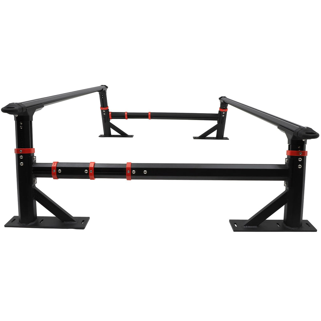 SCITOO Bed Rack Tacoma Cargo Carrier Cargo Rack System Compatible for Universal Pickup Truck Overland Rack Truck Bed Rack Cargo Carrier