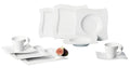 Villeroy & Boch NewWave 30-Piece Basic Dinnerware Set, White