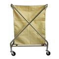Yellow Heavy Duty Laundry Sorter Cart with Removable Bags and Wheels