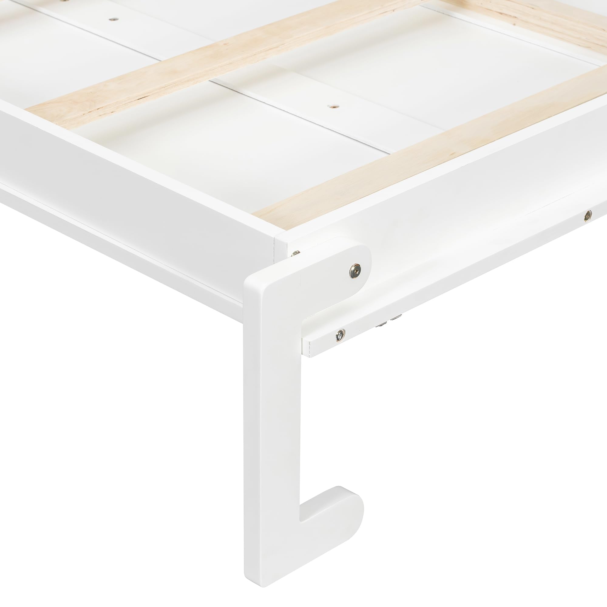 Murphy Bed Queen Size,Murphy Bed with Top Cabinets & Wine Rack,Space-Saving Hideaway Wall Foldable Bed w/Dual Piston Metal Folding Mechanism,Bedroom Folding Bedframe for Guest Room,White