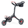 Bag Boy Nitron Golf Push Cart, Red/Black