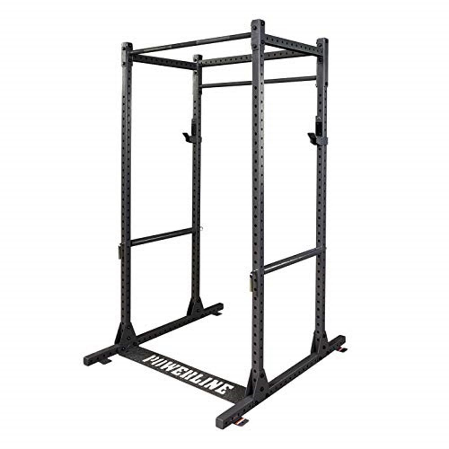 Body-Solid Powerline (PPR1000) Power Rack - Steel Frame Squat Cage with J-Cups and Safety Pipes for Home Gym Strength Training