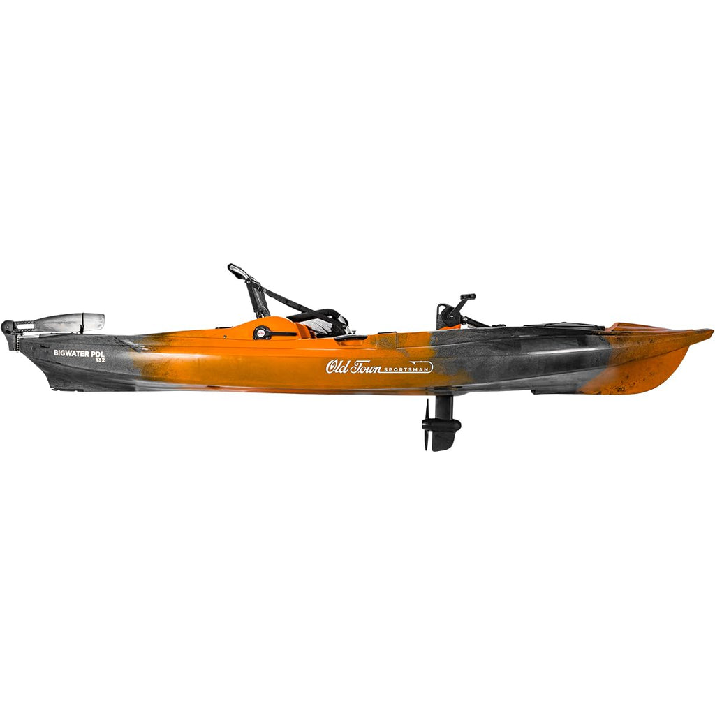 Old Town Sportsman BigWater PDL 132 Pedal Fishing Kayak (Ember Camo)