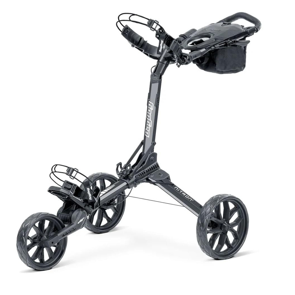 Bag Boy Nitron Golf Push Cart, Graphite/Charcoal
