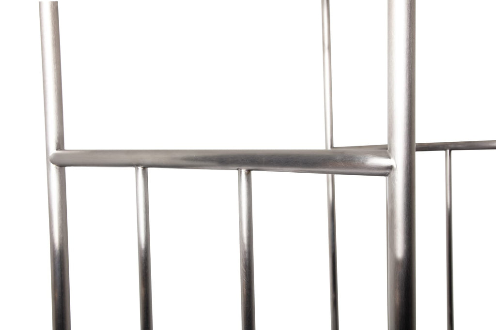 Wholesale Hotel Products Stainless Steel Luggage Cart – 800lb Capacity – Bellman Cart w/ 6” Air Filled Tires & Black Carpet, for Hotel, Resorts, Condos, Commercial Use (Value Valet Series)