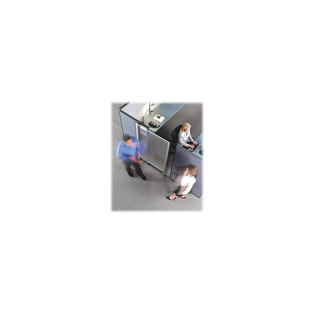 Quartet Privacy Screen, 64" x 38" Translucent Portable Wall Divider, Adjustable Height, Sturdy Aluminum Frame on Wheels, Includes Attachable White Board (WPS2000)