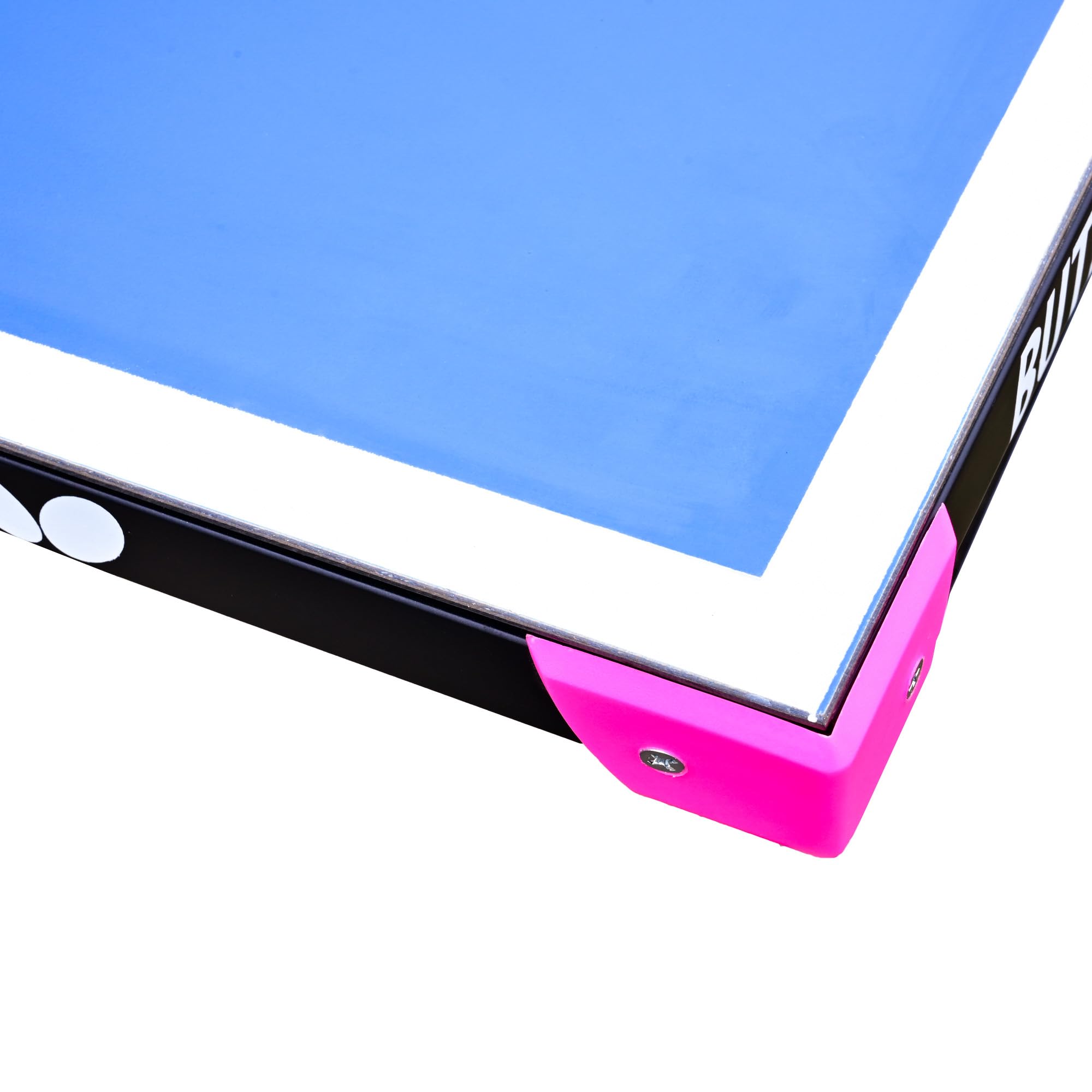 Butterfly Compact Outdoor Ping Pong Table - Thick Outdoor Table Tennis Table - All-Weather Removable Ping Pong Net Included - Ships Assembled - Folds and Rolls for Easy Transport